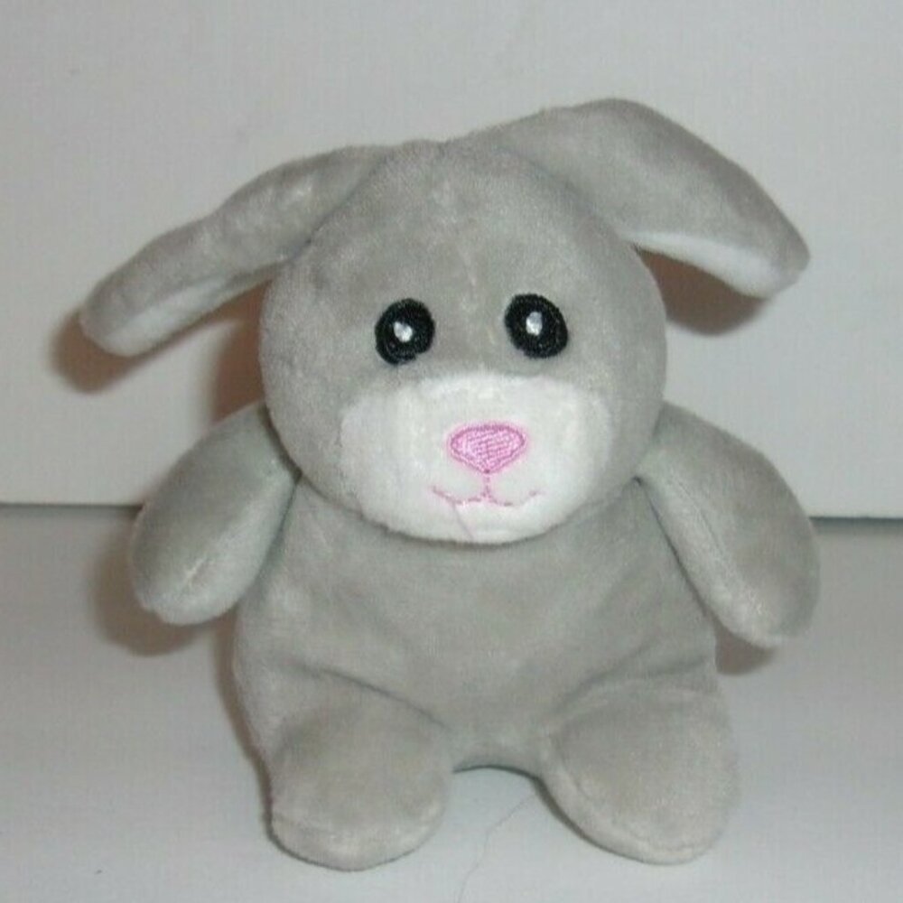 Inter-American Products Gray Bunny Rabbit Miniature Plush 4" Easter
